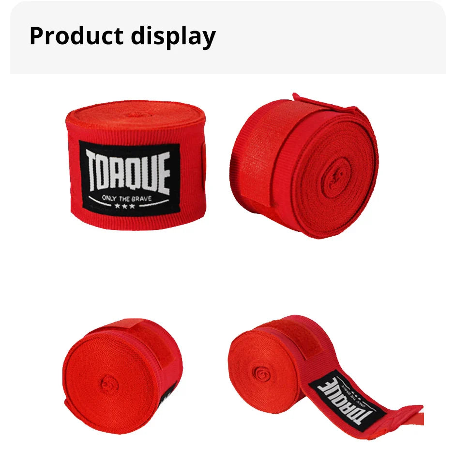 3M/5M Cotton Boxing Bandage - Muay Thai Wrist Wraps for Combat, Kickboxing, Training & Competition Protection