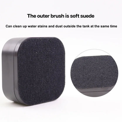 Mini Square Magnetic Brush – Strong Magnetic Cleaner for Fish Tanks, Algae Removal for Small Aquariums