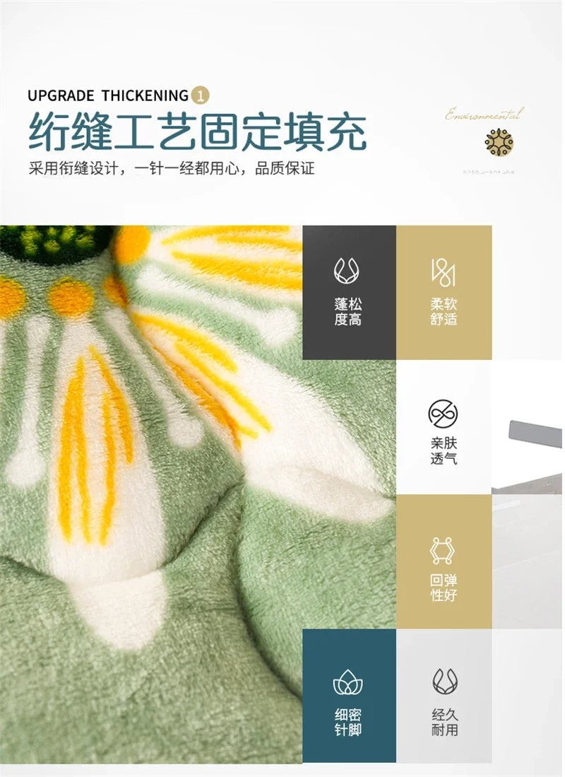 Super Thick Plaid Fleece Blanket – Soft, Warm, Fluffy Winter & Autumn Comforter Quilt