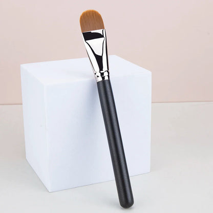 Ultra Thin Foundation Brush – Lightweight Flat Contour Brush for Blending Foundation, Cream, and Makeup