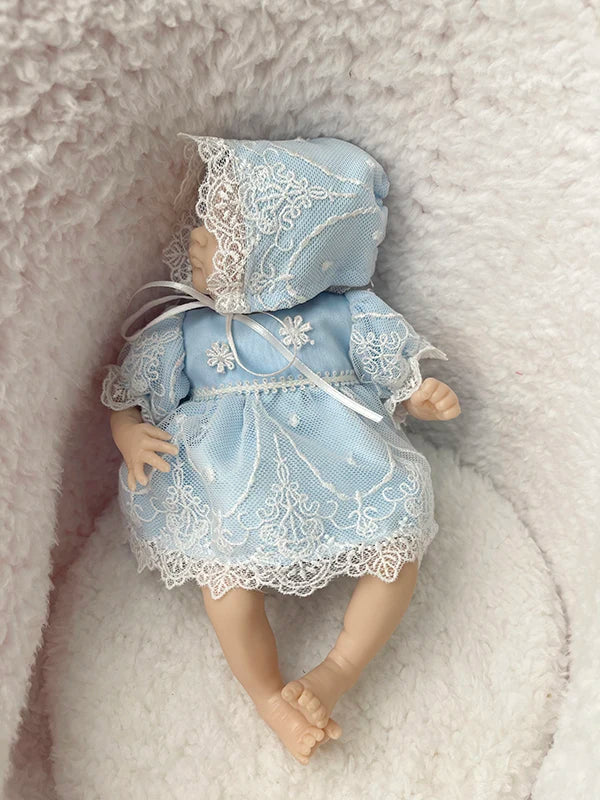 Doll Clothes Set for Mini Reborn Kit - 7" Joseph Micro Preemie Full Body Silicone Doll Accessories