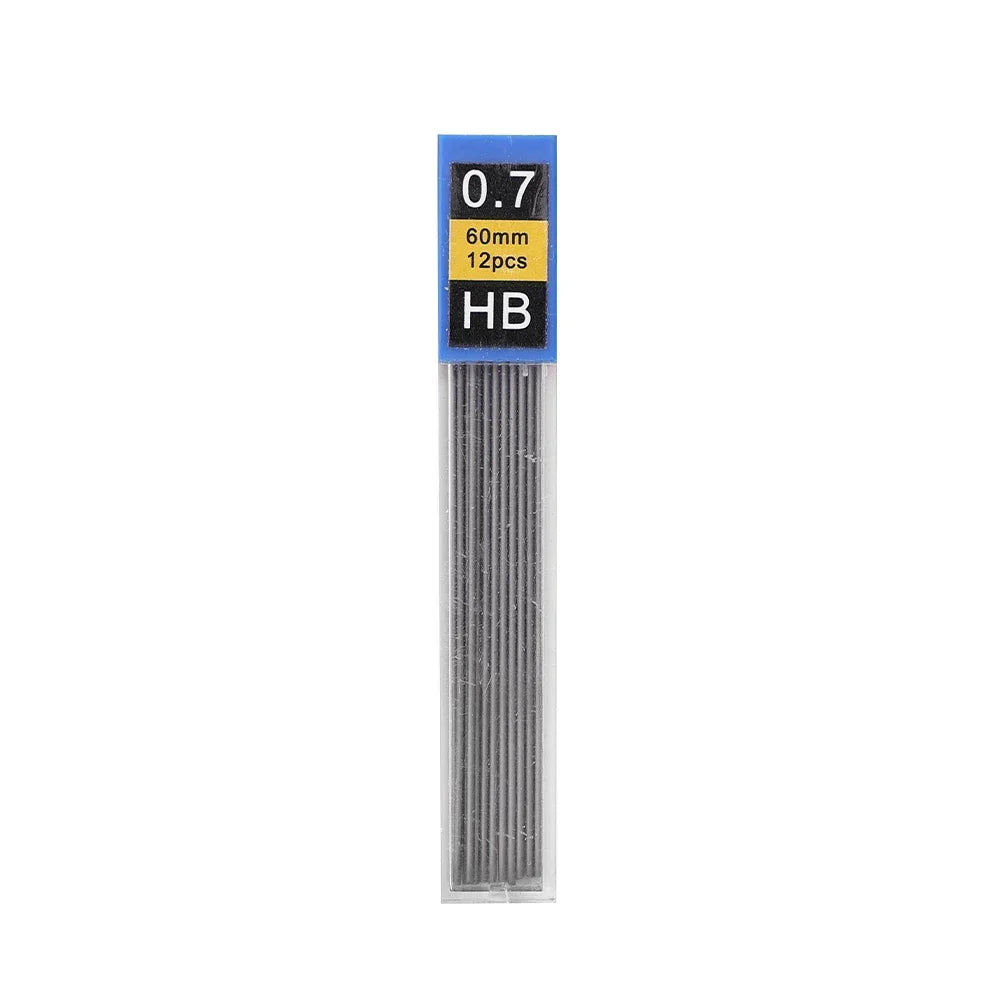 Mechanical Pencil Lead Refill Set 0.3–2.0mm HB – Multi-Size Press Automatic Pencil Leads for Drawing, Painting & Student Stationery