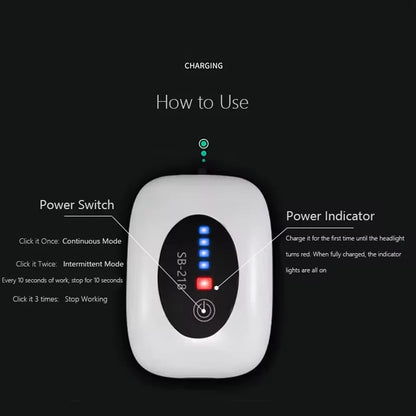 4800mAh USB Aquarium Air Pump - Portable & Ultra Silent Fish Tank Compressor for Indoor/Outdoor Use