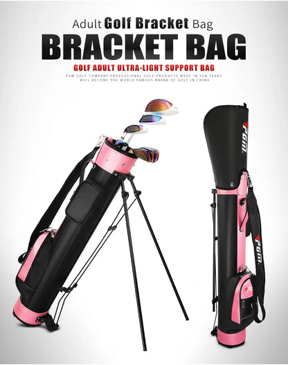 PGM Golf Bag QIAB008 – Lightweight 9-Club Capacity Support Bag for Men & Women, Available in 6 Colors