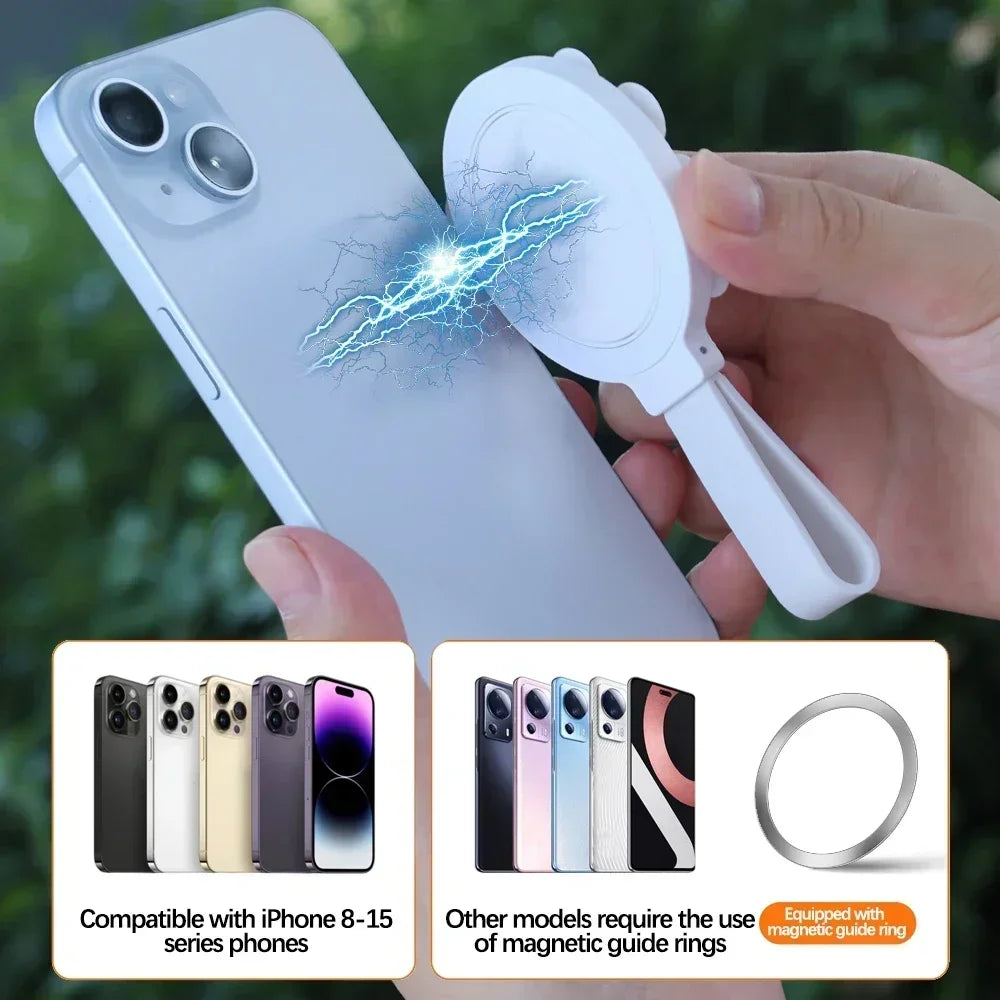 Multi-Functional Magnetic Phone Holder – Silicone Suction Cup Stand for MagSafe iPhone 16-12, Portable Mount