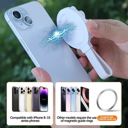 Multi-Functional Magnetic Phone Holder – Silicone Suction Cup Stand for MagSafe iPhone 16-12, Portable Mount