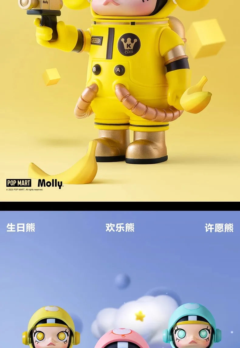 Popmart Mega Collection Space Molly 2.0 Blind Box – 100% Anniversary Replica Guess Package Collectible Figures