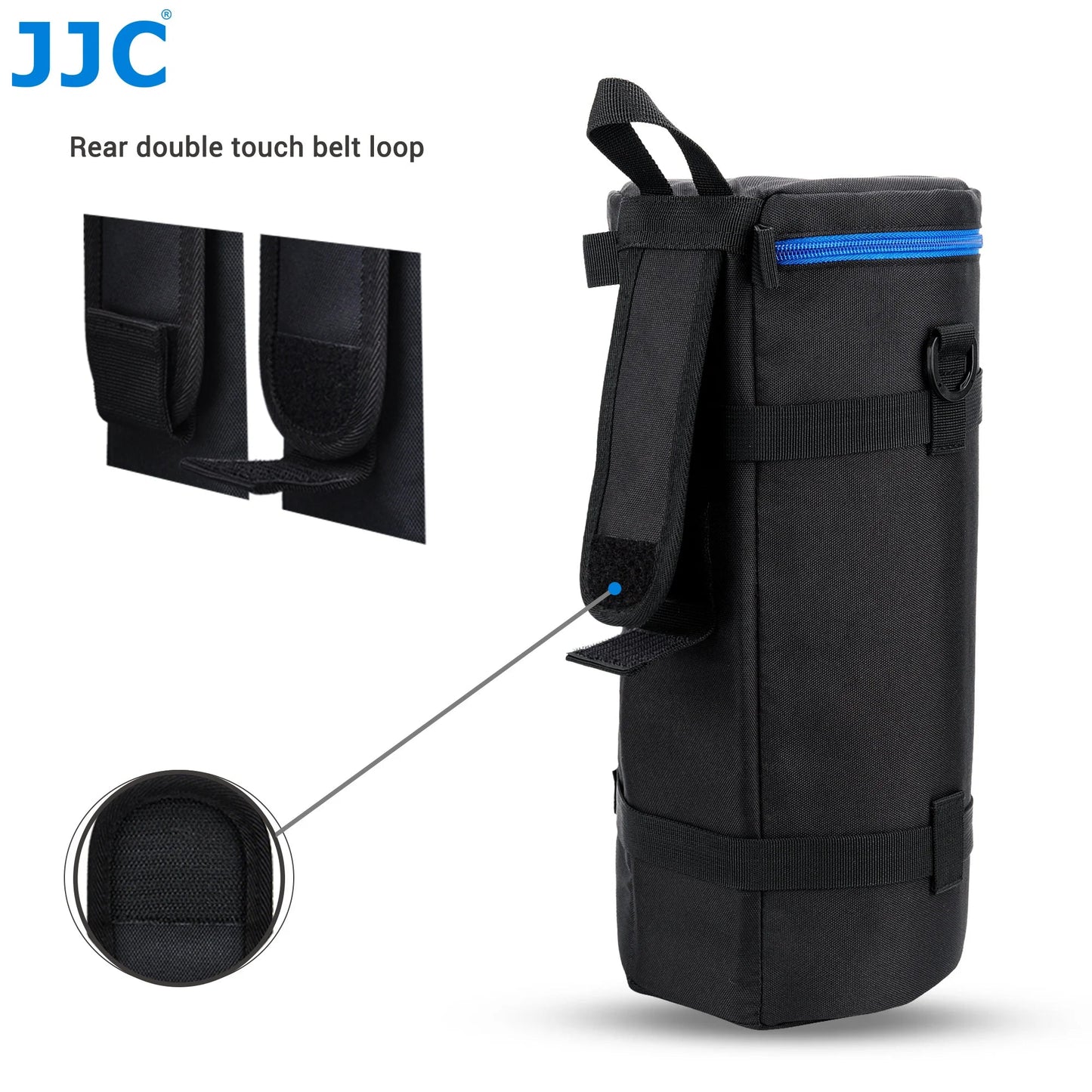 JJC Large Camera Lens Pouch — Thick Protective Case for Nikon 180-600mm, Sony 200-600mm Zoom Lens