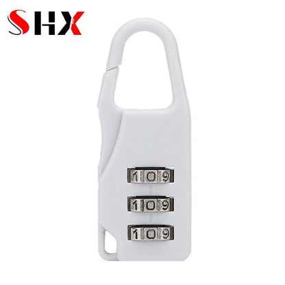 Mini Plastic Combination Lock – Dial Digits Code Password Padlock, Travel & Luggage Security, Gym Safety Lock