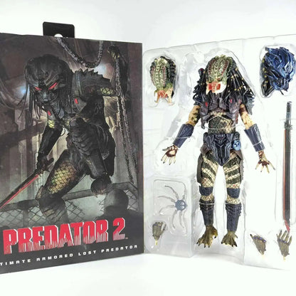 NECA Shaman Ahab Ultimate Scout Warrior Action Figure – Lost Battle Feral Jungle Hunter Predator Collector Toy