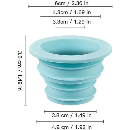 Household Sewer Pipe Seal Ring - Anti-Odor Telescopic Washing Machine Floor Drain Plug Connector - Kitchen Bathroom Pipe Accessories