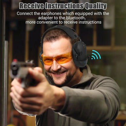 W1 Wired to Bluetooth Headphone Adapter – Wireless Converter for WK Series Earmuffs