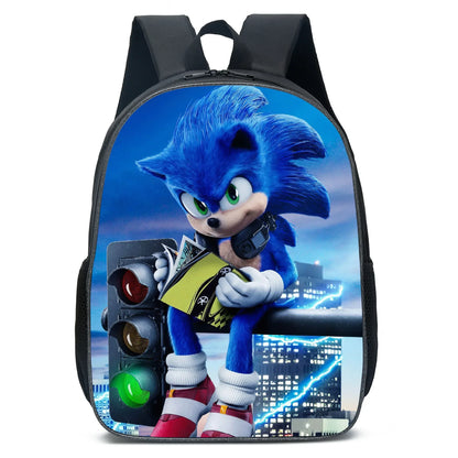 New Cartoon Animation Sonic Primary and Secondary School Bags - Children's Backpacks Anime Cartoon Mochila