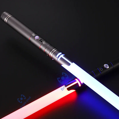 RGB Metal Lightsaber Toy – 15-Color Changing Laser Sword with Sound Effects, Force FX Jedi Blaster Gift for Kids