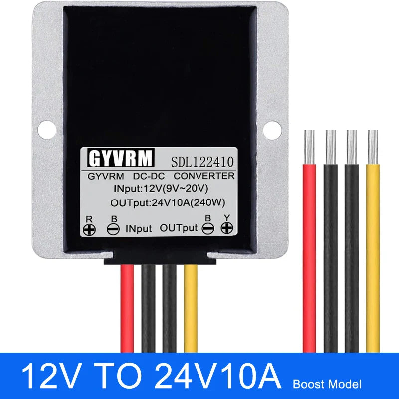 DC-DC Boost Converter Module – 12V to 24V Step-Up Power Supply, 5A/8A/10A/15A, 360W Voltage Regulator