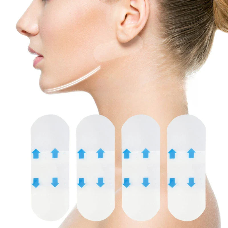 4/80pcs V-Lift Face Stickers — Invisible Adhesive Makeup Tape for Chin Lifting, Skin Tightening & Slimming