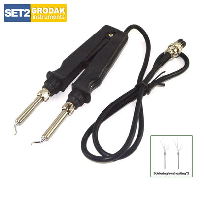 GORDAK 902 BGA Rework Soldering Station with Dual Heating Tweezers — Electric Desoldering Iron Tool