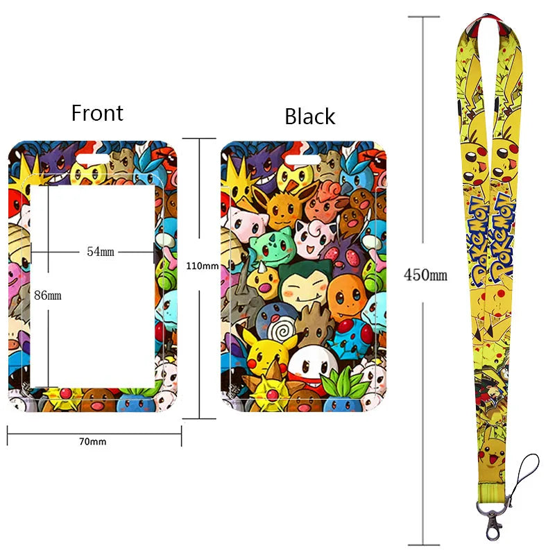 Neck Strap Lanyard for Keys and ID Cards – Badge Holder, Keychain, Key Rings, Fashion Accessory Gift
