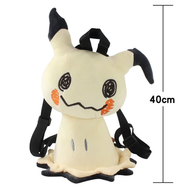 New Pokémon Gengar Plush Backpack — Style Eevee & Snorlax Schoolbag, Cosplay Bag & Xmas Gift