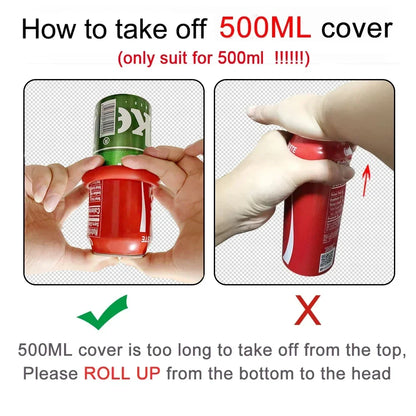 330ml-500ml Beer Can Cover – Thermal Bottle Sleeve Holder for Cola, Sporting Events, Parties & Golf