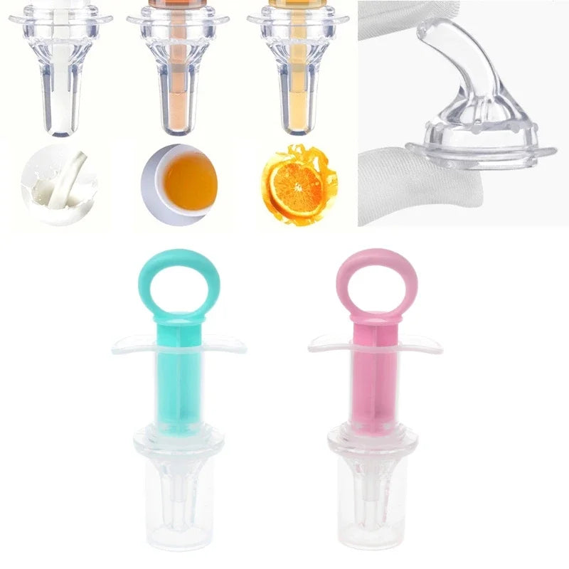 Smart Medicine Dispenser for Baby and Kids - Needle Feeder Squeeze Medicine Dropper Pacifier - JuceFeeding Utensil Baby Accessory
