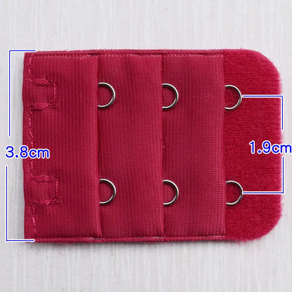 3.8cm 2-Hook Bra Extender Clip – Adjustable Back Belt Buckle for Women’s Underwear & Soft Bra Extension