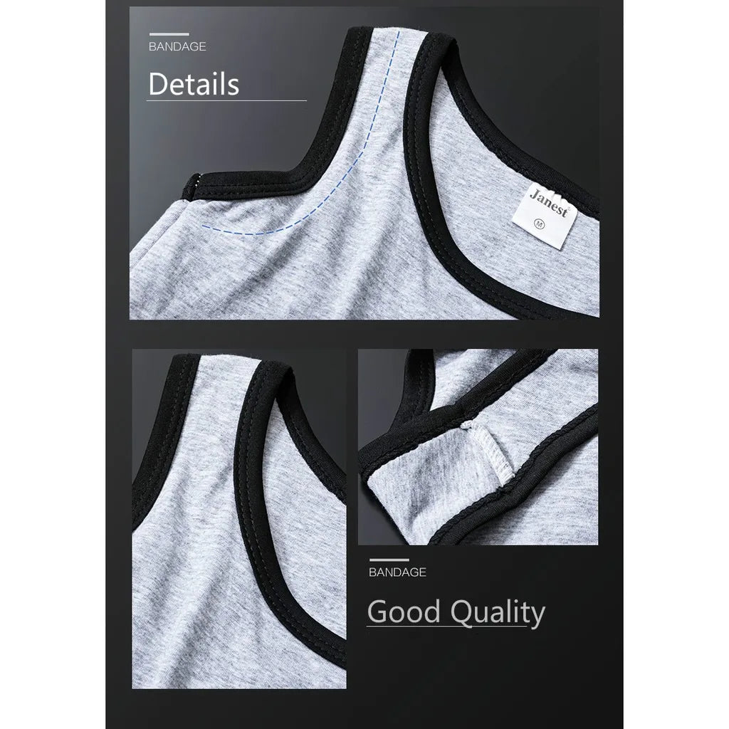 Breathable Elastic Chest Binder Vest – Bandage Tomboy Compression Top for Chest Flattening & Secure Fit