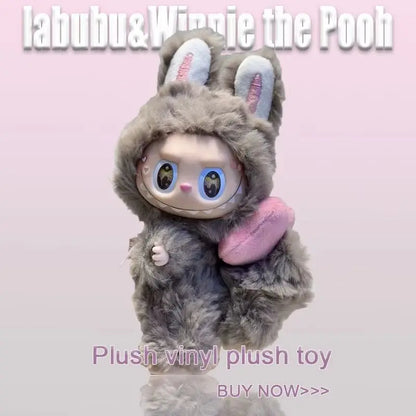 Limited Edition Labubu Winnie Angel Plush — Exclusive Blind Box Cute Backpack Pendant Toy Gift