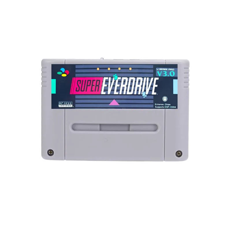 DIY SNES 3000-in-1 Game Cartridge – DSP Rev 3.0 for Everdrive SNES JP/EU/US NTSC, 16-Bit Console