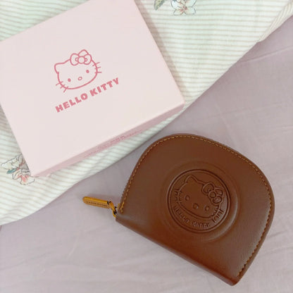 Kawaii Cartoon Hello Kitty Retro Card Bag – Fashion Zipper ID & Storage Bag, Lightweight Mini Wallet for Girls, Women’s Gift