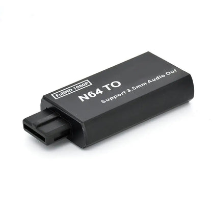 N64 to HDMI Converter Adapter — Plug & Play for N64/SNES/NGC (PAL/NTSC) with 3.5mm Audio Output
