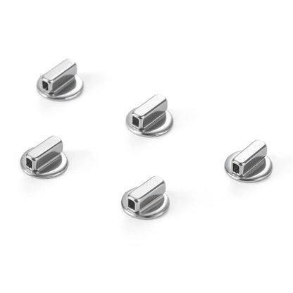 AZDENT 10PCS Orthodontic Lingual Buttons - Bondable Round Mesh Base Single Tube Dental Treatment Accessories
