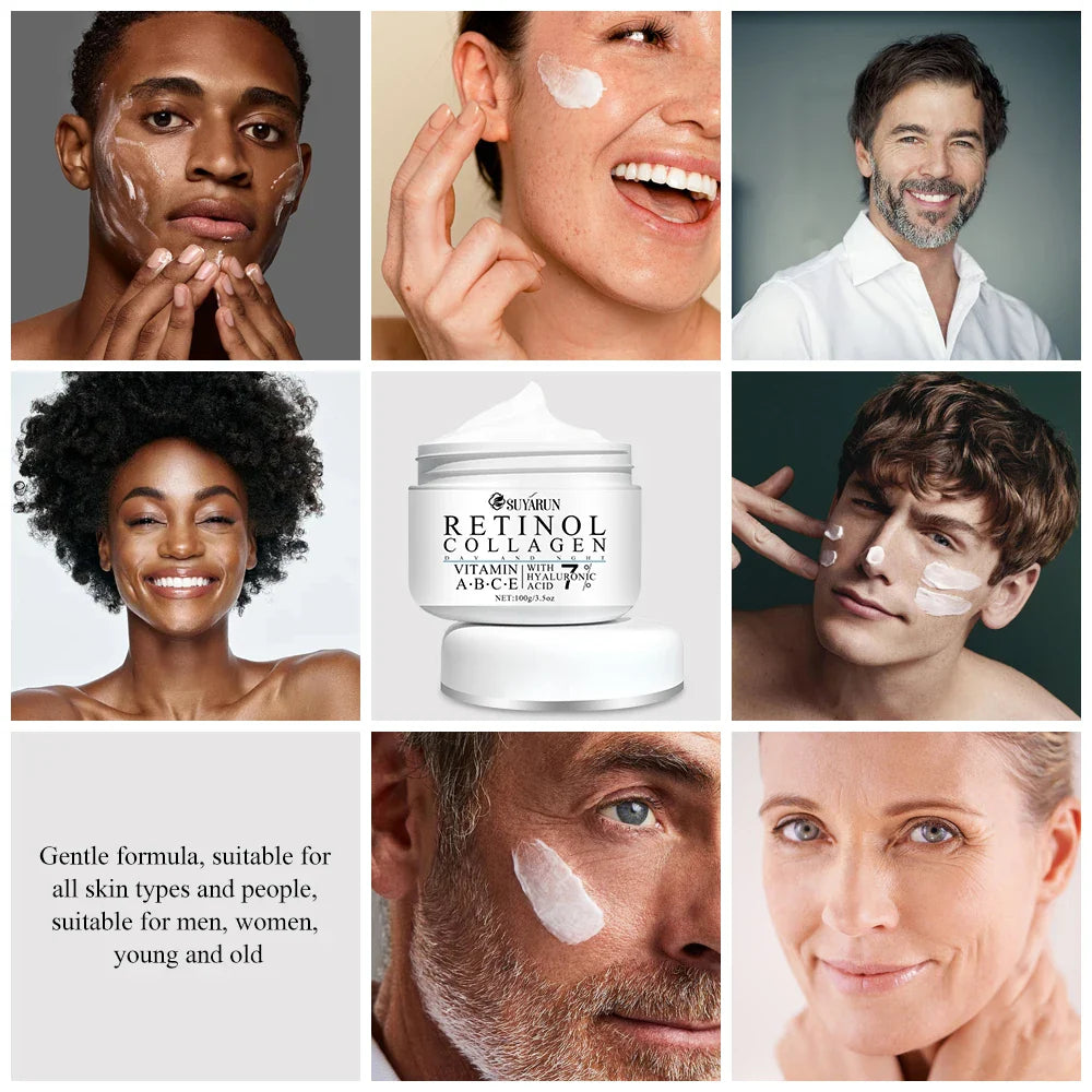 Vitamin E & Shea Butter Anti-Aging Skin Cream – Moisturizing Exfoliating Wrinkle Care for Men & Women Smooth Tender Skin Treatment