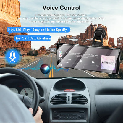 XGODY 11.3" 4K Dash Cam – Wireless CarPlay, Android Auto, ADAS, GPS, Bluetooth, AUX DVR