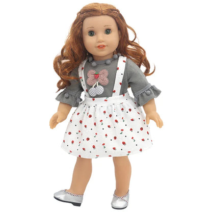 18-Inch American Girl Doll Clothes – Coat, Tights & Pants Outfit for Newborn & Baby Dolls