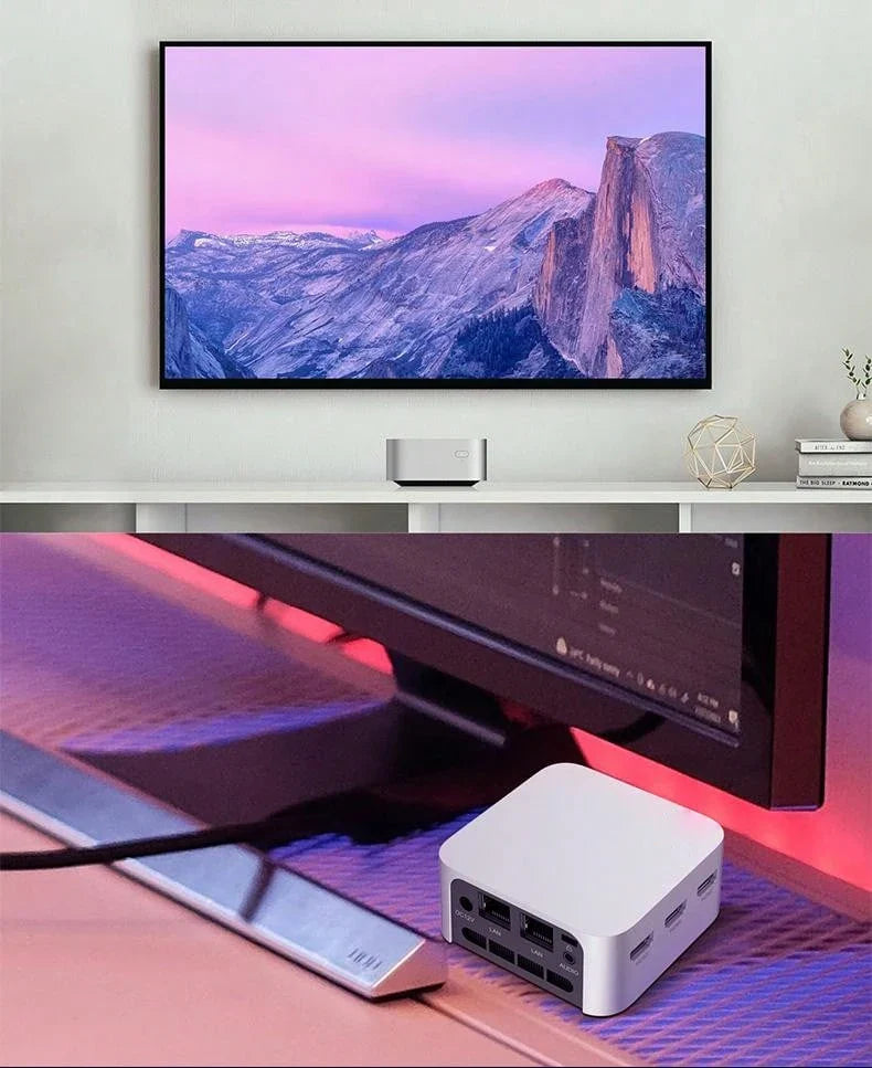 FIREBAT T8 Pro Plus Mini PC — Intel Celeron N5095/N100 Desktop, 8GB/16GB RAM, 256GB/512GB Storage, DDR4/DDR5, WiFi5 & BT4.2 Gaming Computer