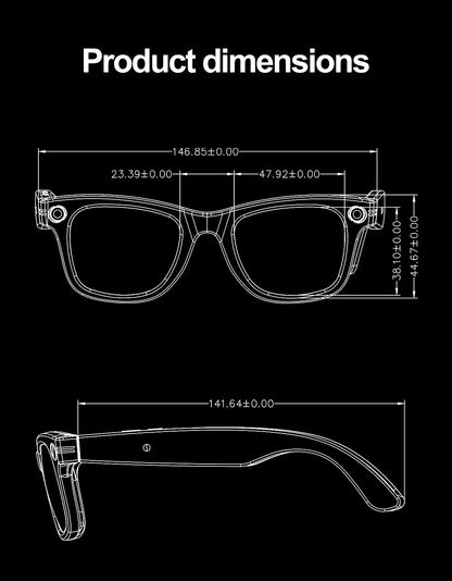 2025 Xiaomi Smart Glasses — AI Interactive Translation & Photography Video Smart Sunglasses for iOS & Android