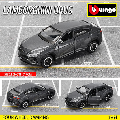 Bburago 1:64 Car Model Collection — Golf GT 2017, Mustang Shelby GT500, Ferrari, Benz & Volkswagen, Kids Xmas Gift Toys for Boys