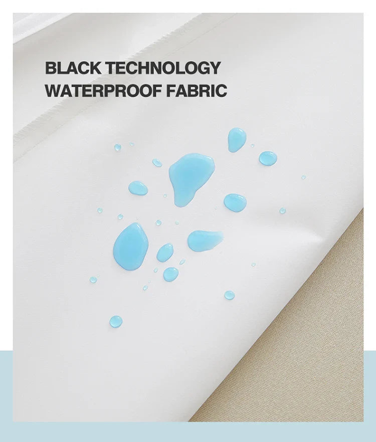 Waterproof Mattress Protector with Zipper - Soft, Breathable & Noiseless Cover for Single, Double, Queen, or King Size Bed