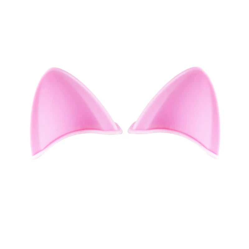 Universal Cat Ears Helmet Decoration Cute Motorcycle Electric Car Stickers Accessories