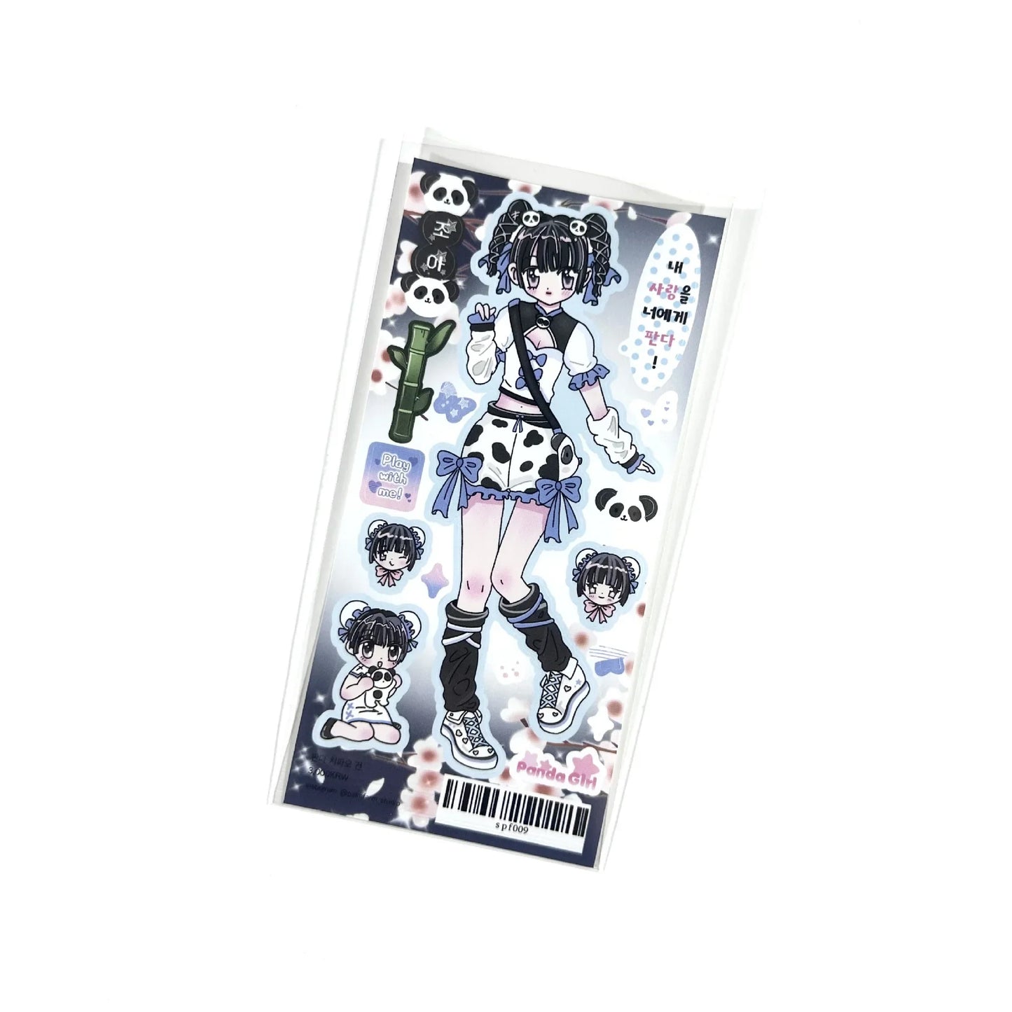 Cute Cartoon Angel & Demon Girl Stickers – DIY Scrapbook, Planner & Diary Decorative Stickers
