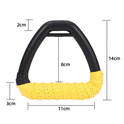 Adjustable Gymnastic Rings with Straps - Pull-Up Handle Rings for Home Workouts, Strength Training Fitness Equipment for Children and Adults