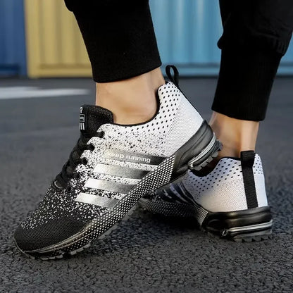 Men's Eye-Catching Street Board Shoes — Color-Match Breathable Anti-Slip Walking Sneakers