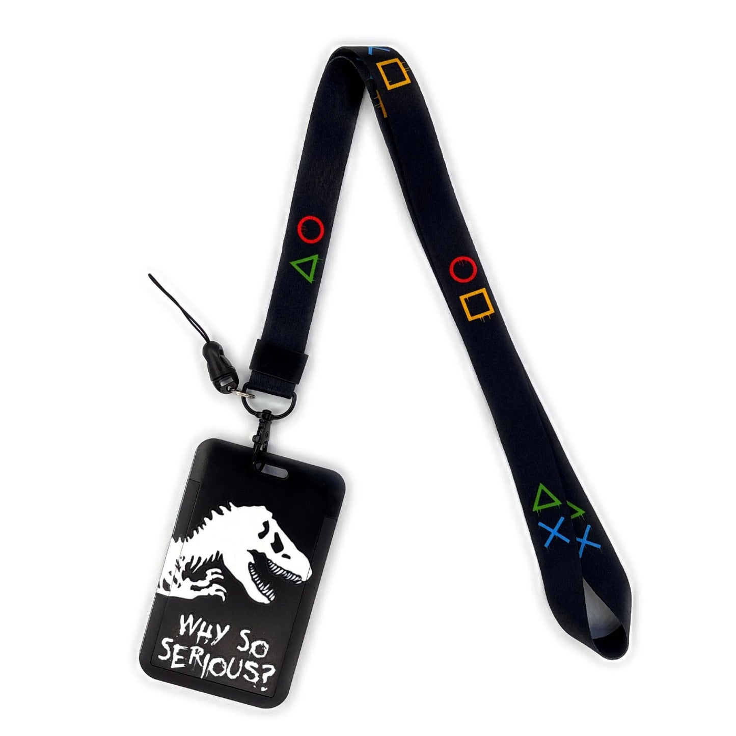 Vintage Tape ID Card Holder with Hanging Rope – Mobile Phone & Chest Card Lanyard