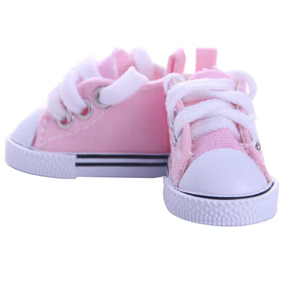 5CM Doll Snow Boots – Pop Plush Canvas Shoes for 14.5" Dolls, 32-36CM Paola Reina & 20CM Cotton Dolls Accessories