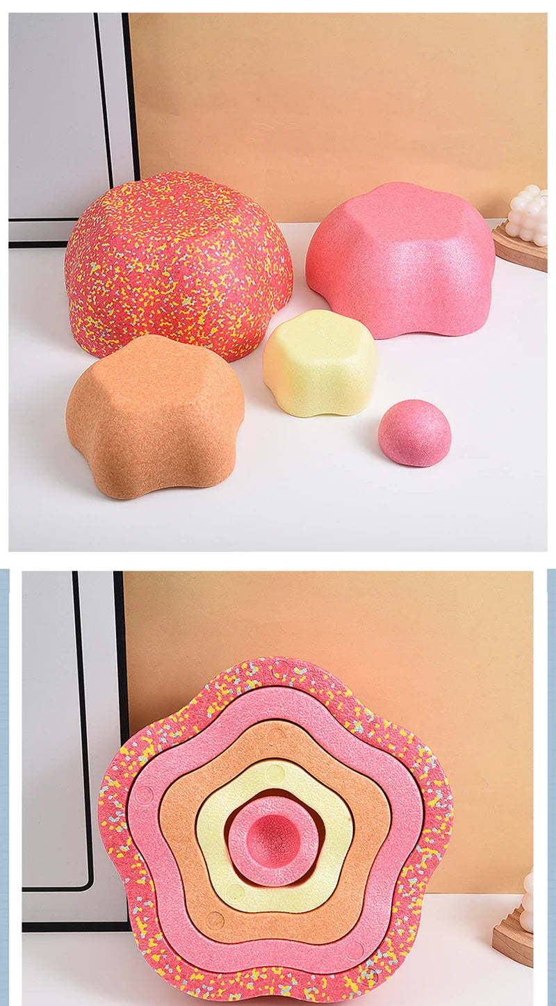Foam Balance Stepping Stones for Kids – Sensory Integration Training Toys, Outdoor Sports Games & Touch Development Equipment