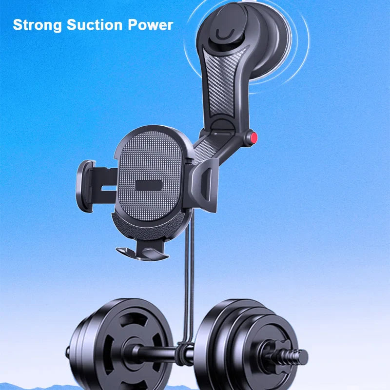 Universal Gravity Dashboard Phone Holder: Car Stand Support for iPhone 13/12/11, Xiaomi, Samsung - Mobile Phone Mount