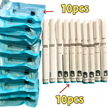 10PCS Disposable Injection Pens (Without Medication) — Individually Packaged Pre-Filled Pen Set