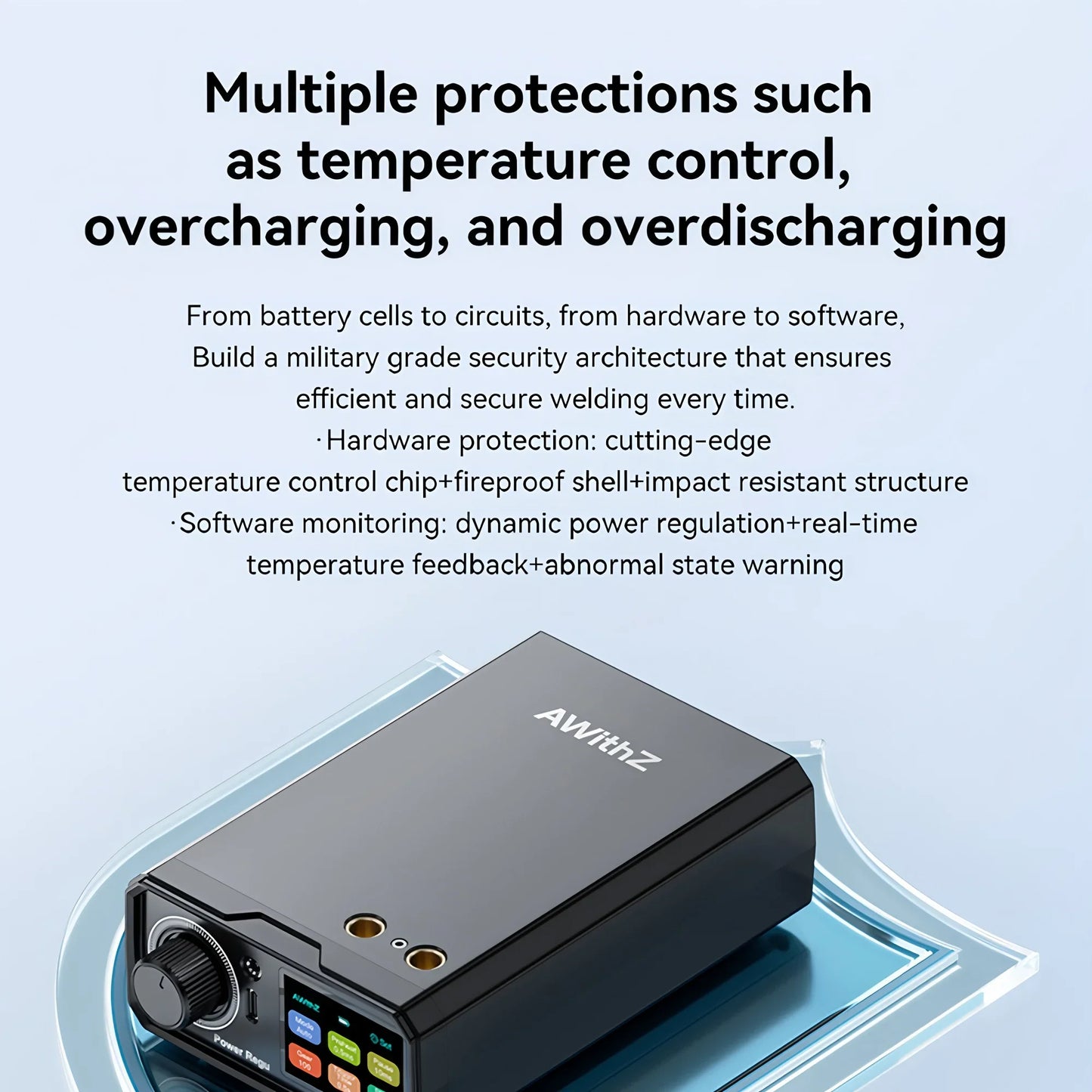 Awithz UK3 Portable Battery Spot Welder – DIY Mini 18650 Welding Machine, 10,000mAh, Welds Up to 0.4mm