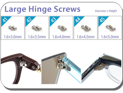 Eyeglass & Sunglass Repair Kit | Mini Screwdriver, Screws, Nuts, Nose Pads & Optical Tool Set